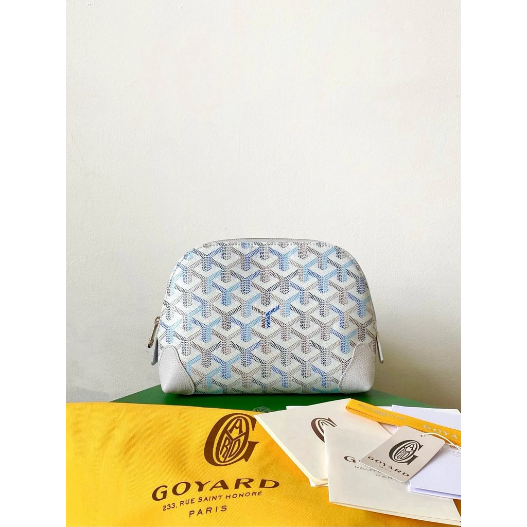 Dog goyar * vendome Shell Wash Bag/Cosmetic Bag Polar Blue ️ Blueberry Purple Cherry Blossom Pink Gr