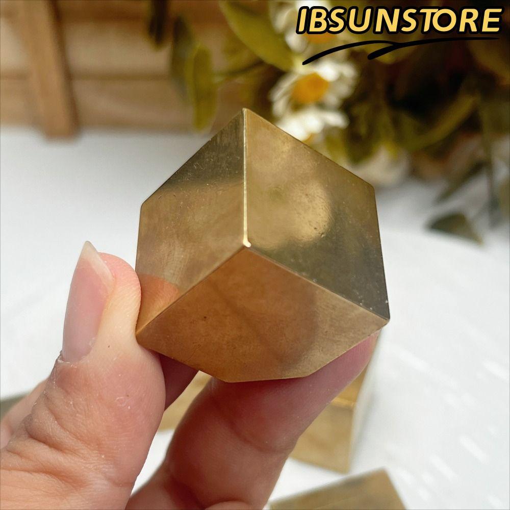 IBSUNSTORE Pyrite Cube ตัวอย่าง, 2.5x2.5 ซม.ที่ไม่ซ้ํากัน Metallic Luster Pyrite คริสตัลตัวอย่าง, ทอ