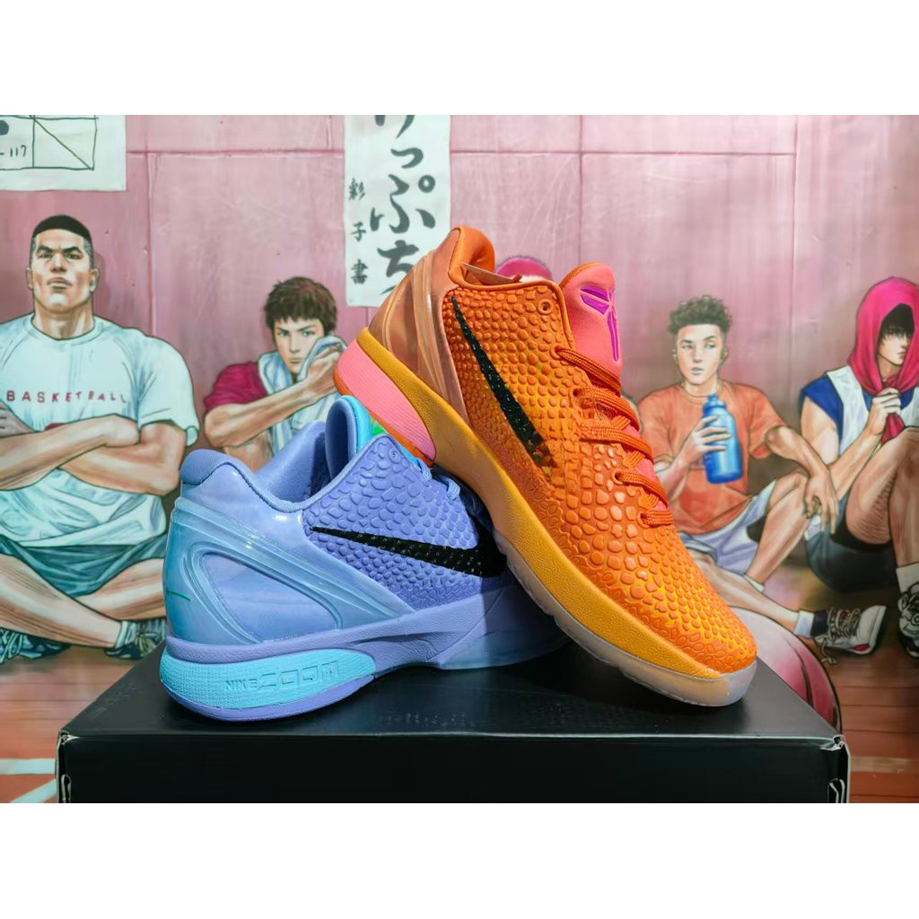 บริษัทเกรด Kobe 6th Generation Real Carbon Casual Sports Shoes Basketball