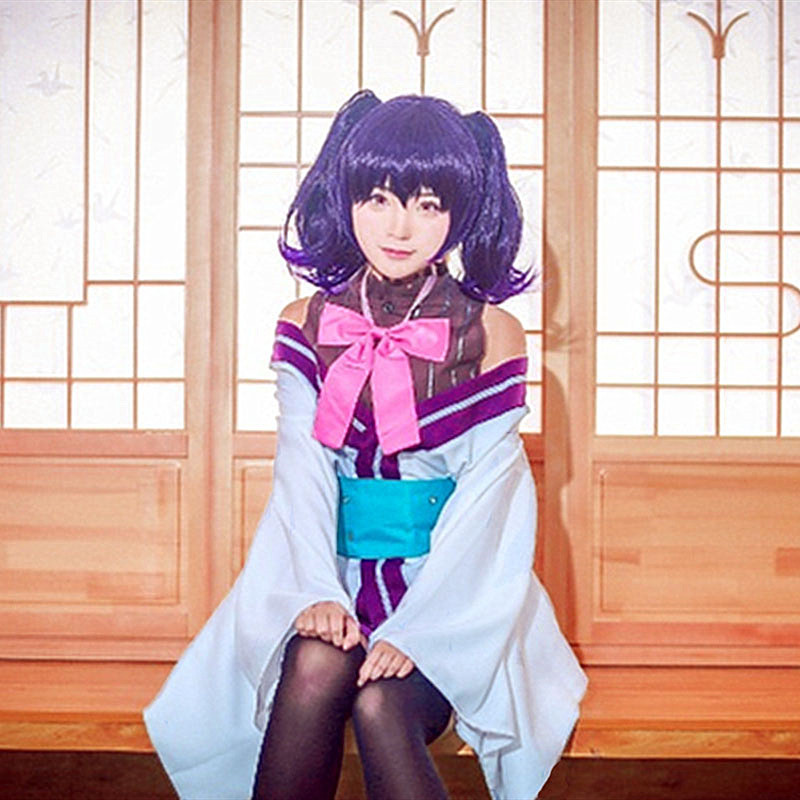 Urara Meirochou Yukimi Kume Miss Plum คอสเพลย์เครื่องแต่งกาย NPD7