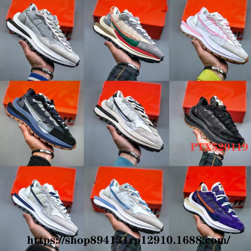 Sacai X Vaporfly Waffle Third Generation 3.0 Catwalk Men Women รองเท้าผ้าใบรองเท้าร่วม