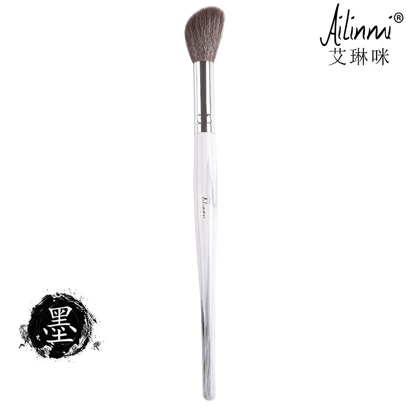 AILINMI AILINMI AILINMI แปรงแต่งหน้าสีขาวสีฟ้า 119s แปรงไฮกลอส Contour แปรง Fine Gloss แปรงแต่งหน้าข