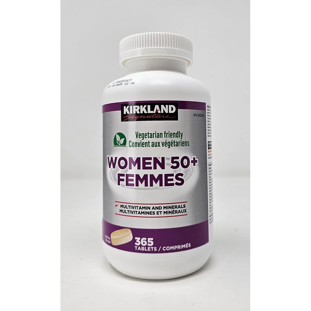 Kirkland Signature Women 50+ วิตามินรวม 365 เม็ด O9Y0