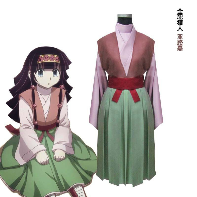 Kurapika HUNTERHUNTER คอสเพลย์ Aruka Zorkuudi/Alluka Zoldyck คอสเพลย์เครื่องแต่งกาย OSR8