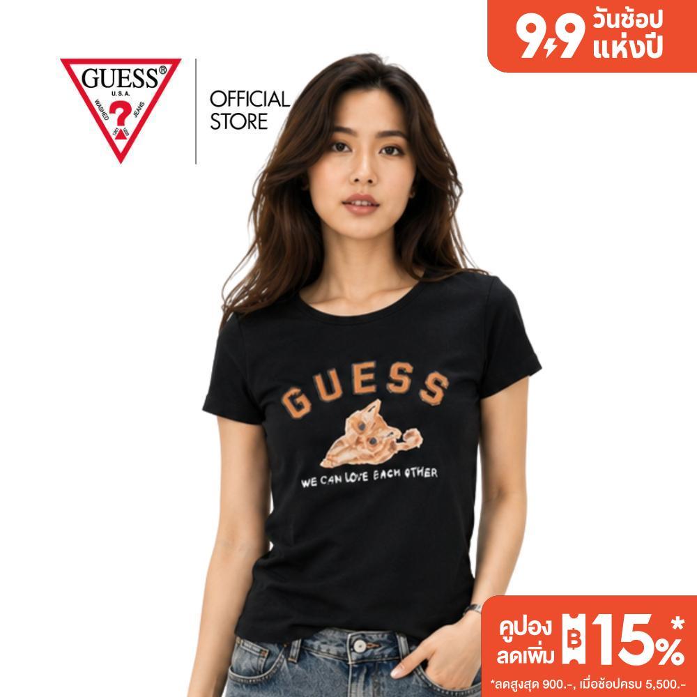 GUESS Korea เสื้อยืดผู้หญิง รุ่น RQ2K1402