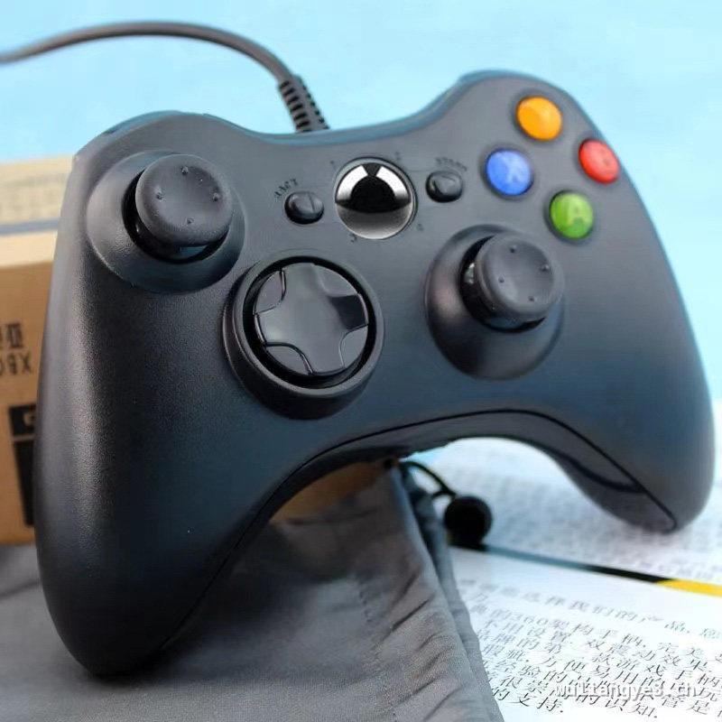 XBOX360 ที่จับแบบมีสายเกมคอมพิวเตอร์ PC Handle อินเทอร์เฟซ USB รองรับ NBA2K22 King of Fighters ปีศาจ
