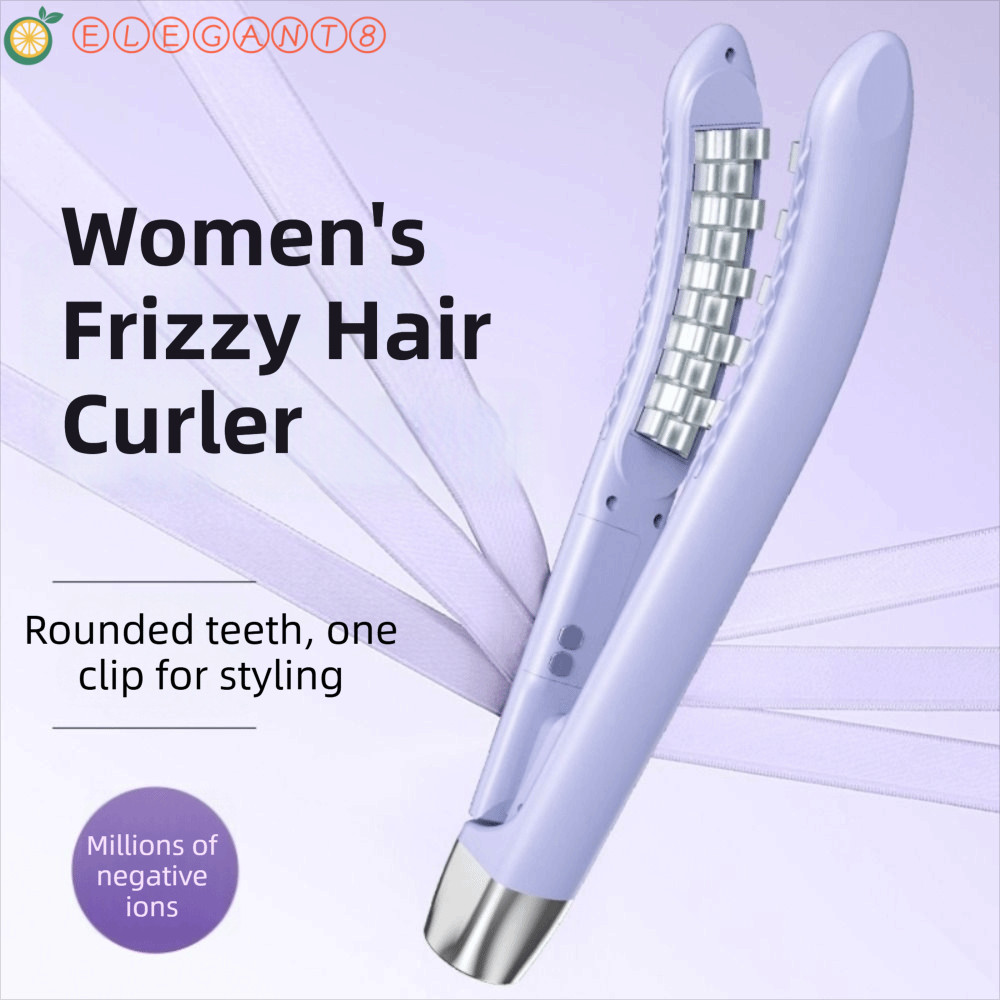 AELEGANT Womens Frizzy Hair Curler, Professional Electric Fluffy Hair Stying Tool, Creative Hair Top