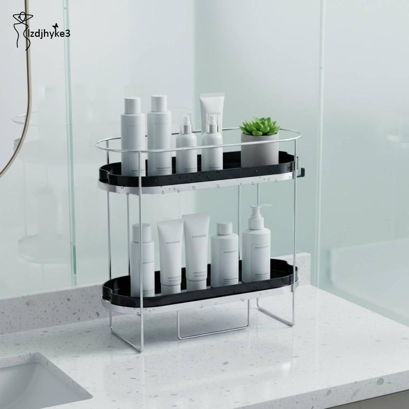 [lzdjhyke3] Over-the-Foil Storage Rack Compact Over-Toffee Storage Rack กันสนิม 2 ชั้น Washroom ชั้น