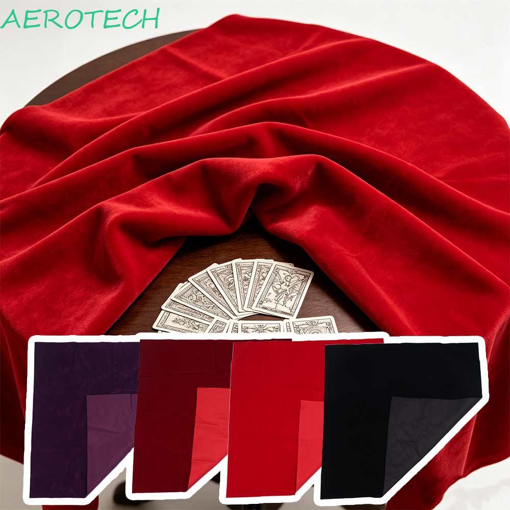 AEROTECH ผ้าแท่นบูชา Velvet Divination Oracle Card Pad Astrology Tarot Cloth