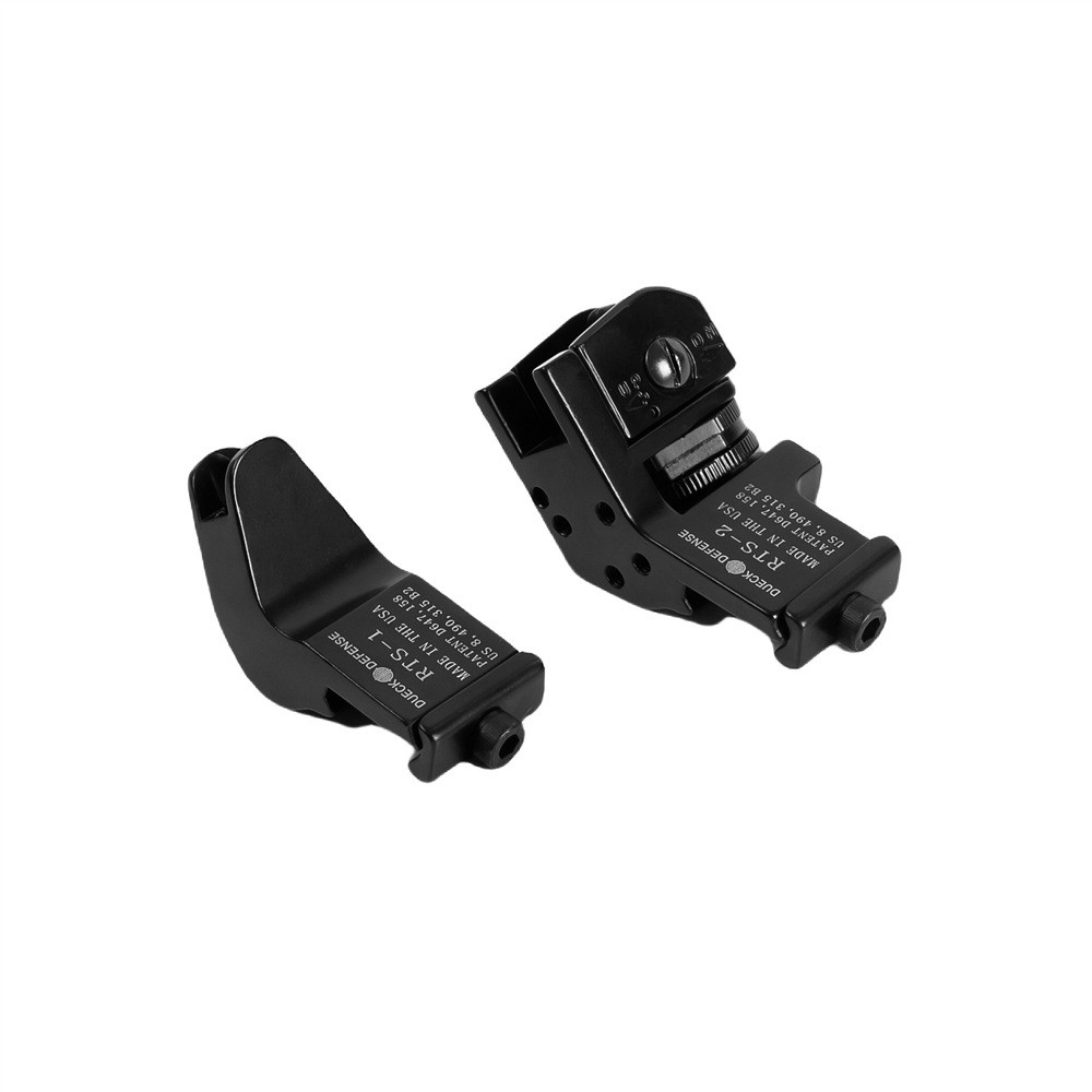 45Metal fiber optic side-view mechanical sight tactical accessory for outdoor precision aiming with 