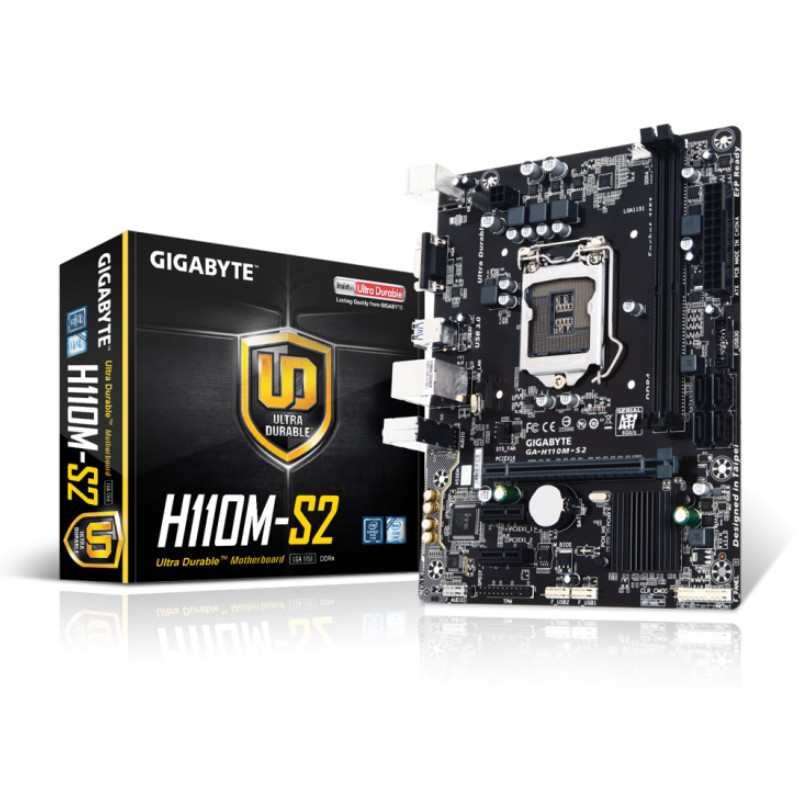 ยี่ห้อใหม่ชนิดบรรจุกล่อง Gigabyte/Gigabyte H110M-S2PH เมนบอร์ด B250M-D3V-DS2-H-D3H-DS2V