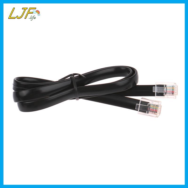 LJF RJ12 6P6C ST-4 ST4 Autoguide กล้องสําหรับ Ioptron Auto Guide iEQ30 Ieq45 Kabel คริสตัลหัวโทรศัพท