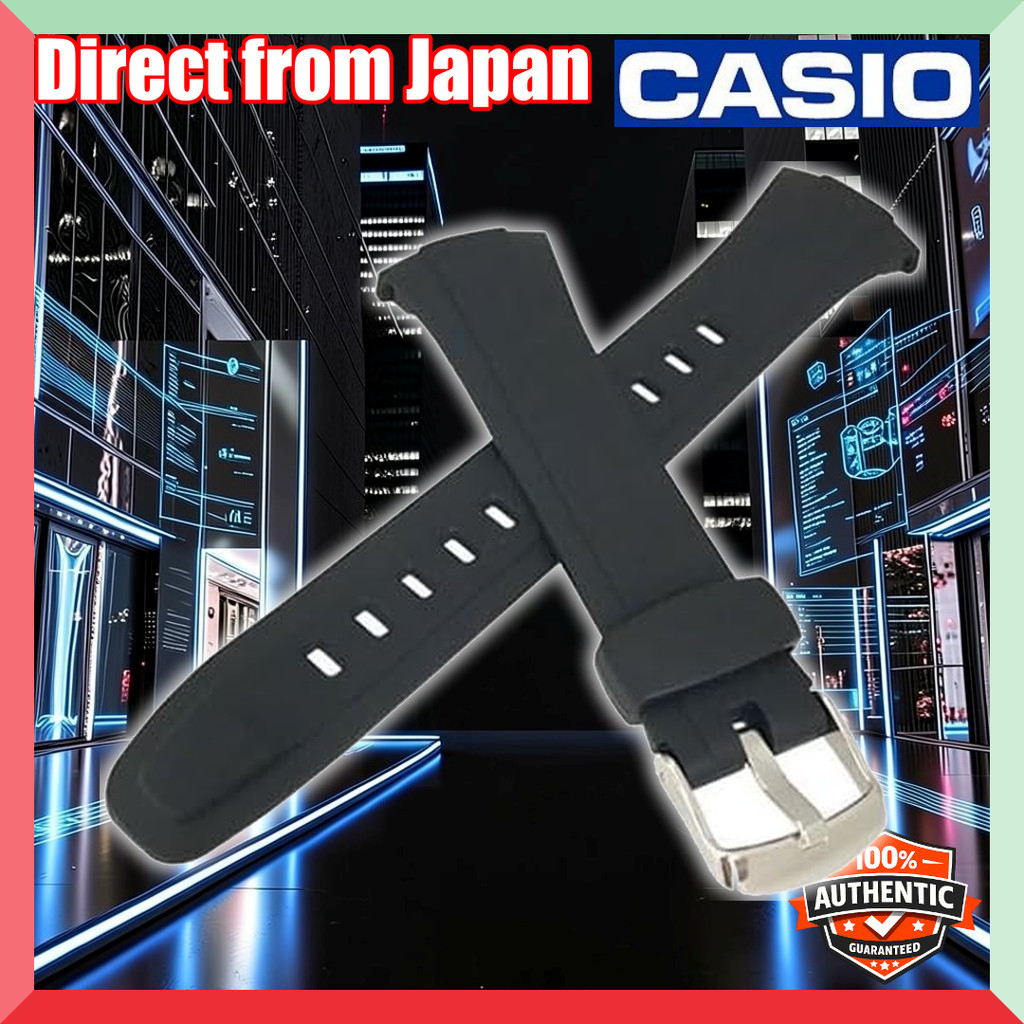 Casio Genuine Waveceptor Band WVQ-M410 WVA-M640 WVA-M650 Belt WAVECEPTOR Replacement 10408444 with C
