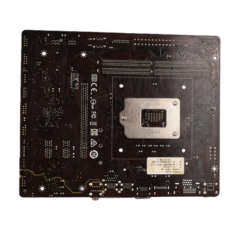 Domary B460M เมนบอร์ดสำหรับเล่นเกมคอมพิวเตอร์ Dual DDR4 สล็อต 6 + 1 Digital Power M.2 ฮีทซิงค์สำหรับ