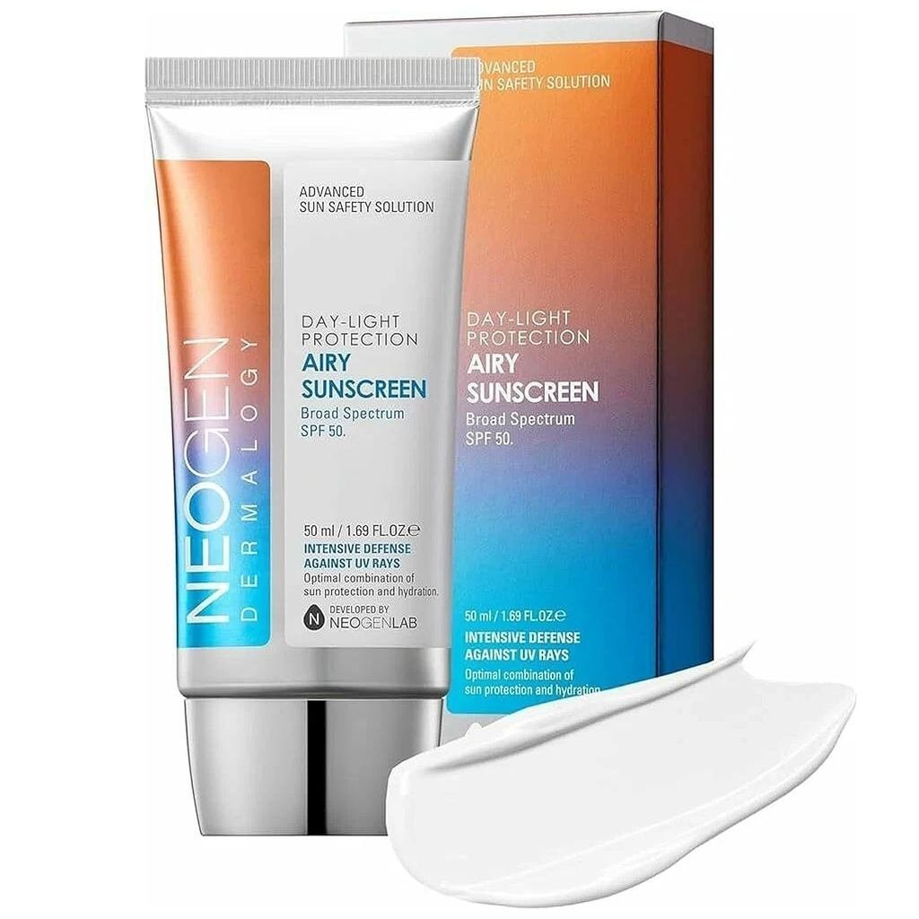 ครีมกันแดด Neogen Sun Protection Lightweight SPF50 ความจุ 1.69 ออนซ์ |   ประกอบด้วยส่วนผสมกรดไฮยาลูโ