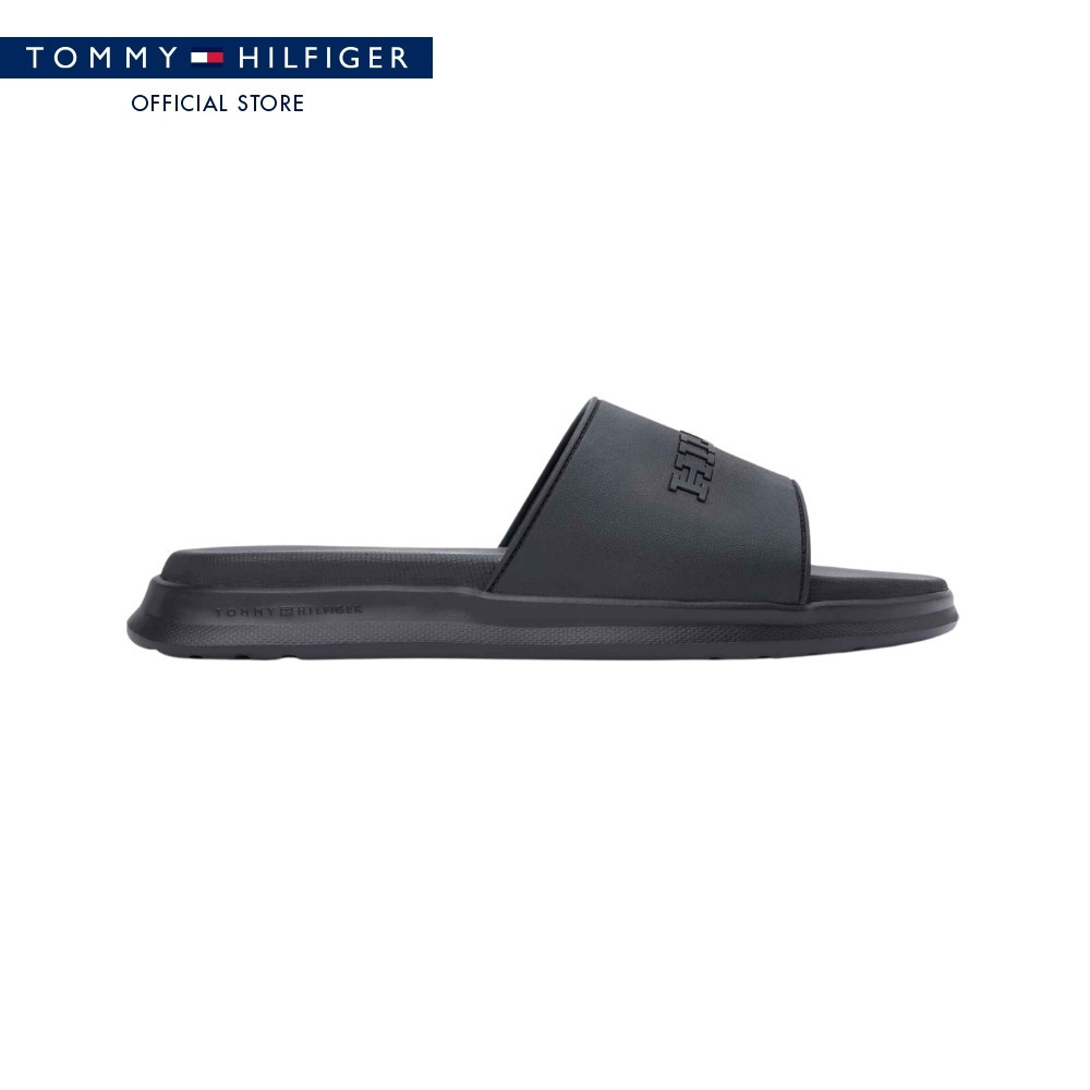 Tommy Hilfiger รองเท้าแตะ ผู้ชาย รุ่น FM0FM05797 BDS - สีดำ