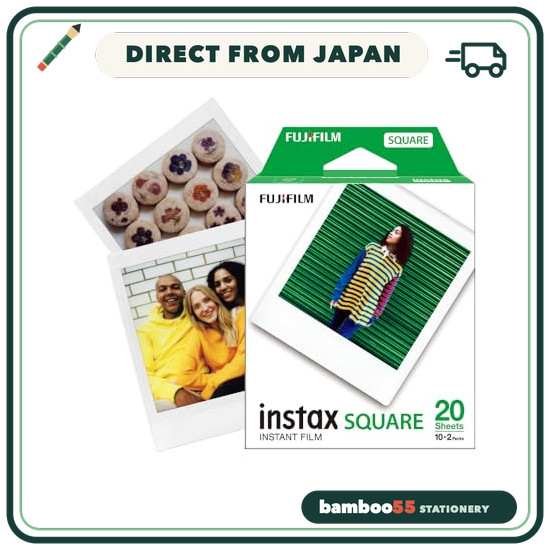instax Fujifilm (FUJIFILM) Square Format Film, 20-Pack instax SQUARE INSTAX SQUARE WW 2 Direct From 