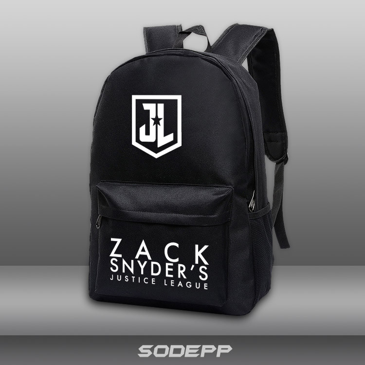 กระเป๋าเป้สะพายหลังดีไซน์จากภาพยนตร์Justice League Zack Snyder’s Cut สำหรับนักเรียนและใช้งานทั่วไป