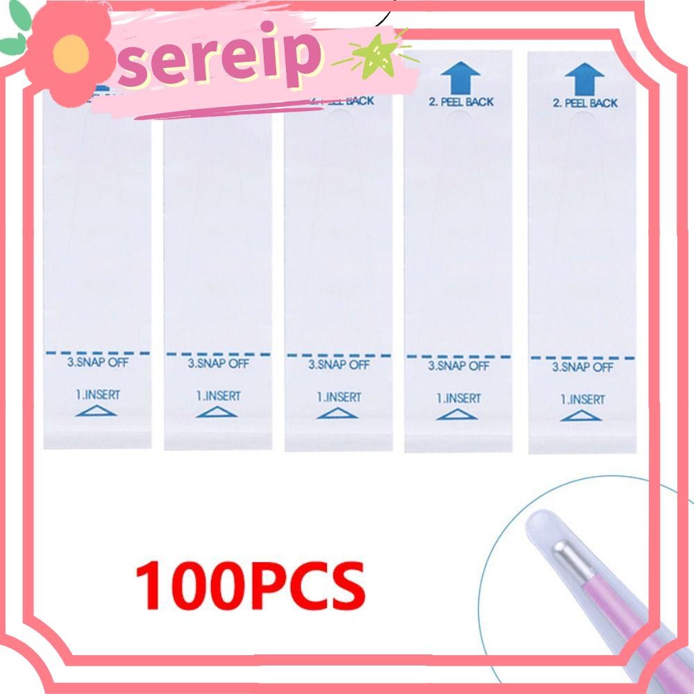 SEREIP 100PCS Digital Probe Covers,ทิ้งสะดวกเครื่องวัดอุณหภูมิ Probe Cover,คุณภาพสูงบางสุขอนามัยปลอด