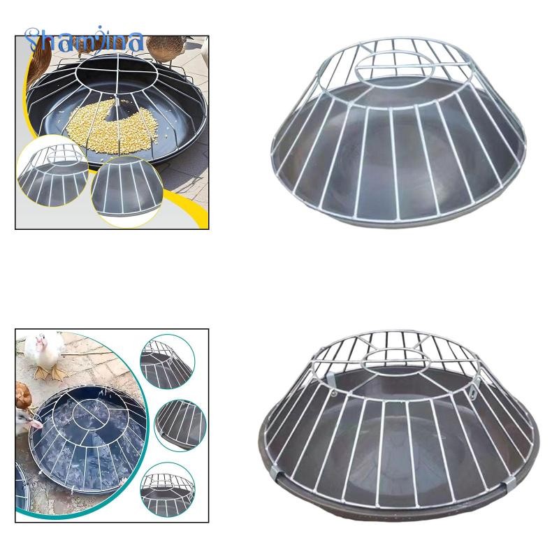 [Shamjina] เครื่องป้อนไก่ Pigeon Feeder ฟาร์มการเลี้ยงสัตว์อุปกรณ์ชามเครื่องจ่ายอาหาร Dispensing ป้อนถาดสําหรับไก่นกกระทาเป็ด Gees