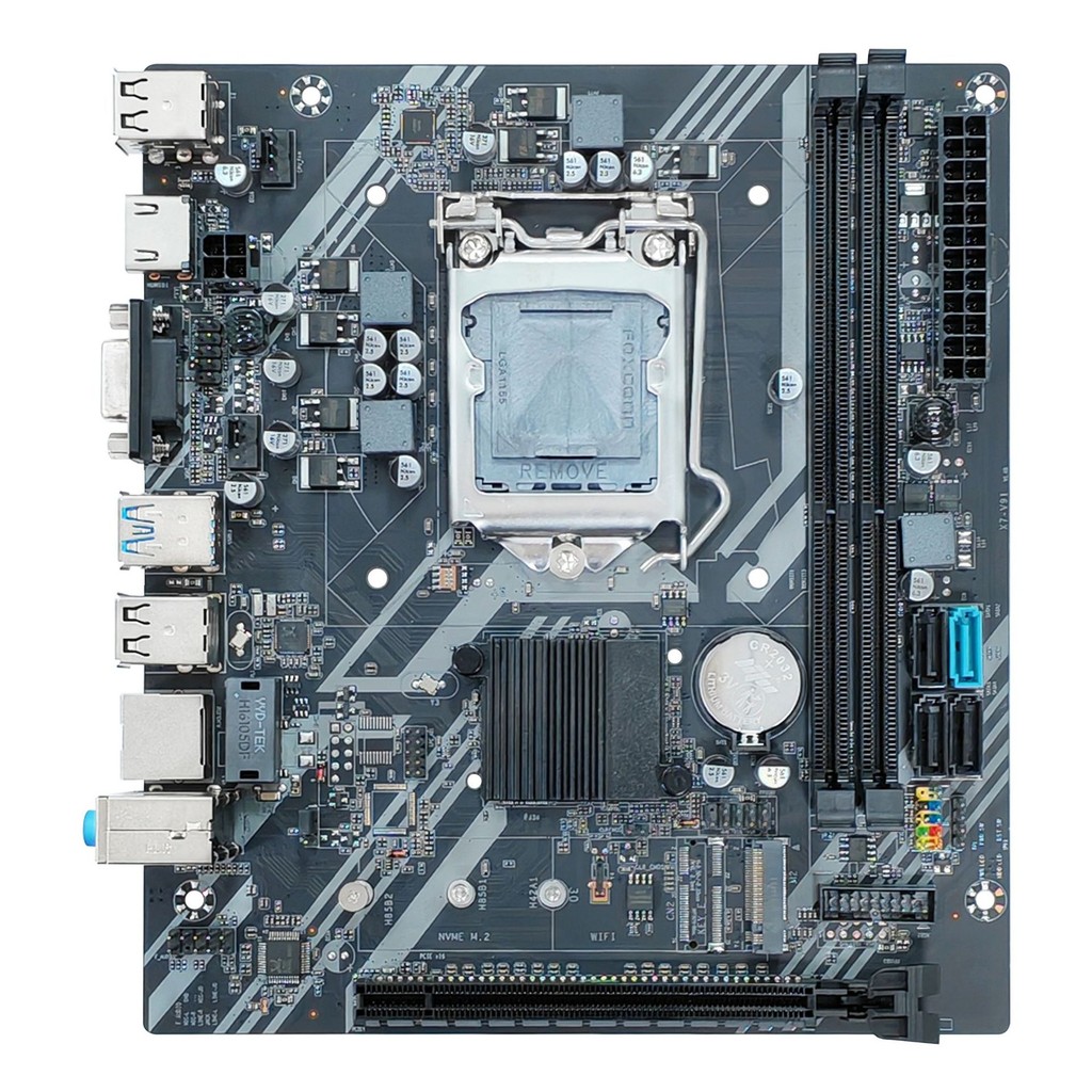 1155 พินเมนบอร์ด B75 Series X7-V91-V1.6 B-CA รองรับ M.2 ยี่ห้อใหม่เดสก์ท็อปคอมพิวเตอร์บอร์ด