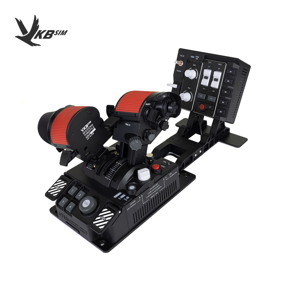 VKB STECS MAX คันเร่งจําลองเที่ยวบินจอยสติ๊กคันเร่ง s แผนที่ภายนอก Master