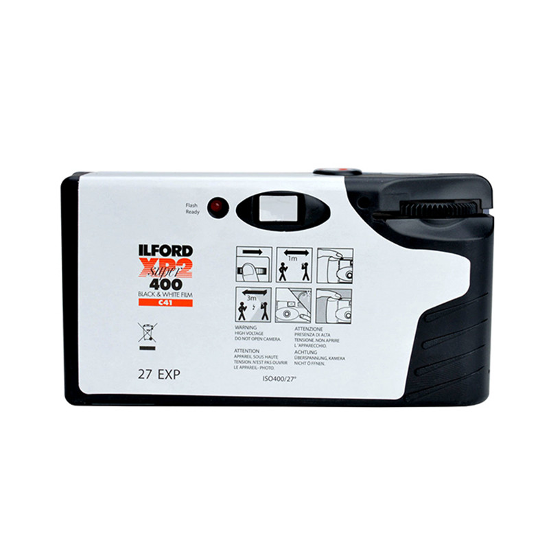 กล้องฟิล์มใช้แล้วทิ้ง British Ilford XP2 กล้องใช้ครั้งเดียว Ilford 27 แผ่น