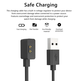 สายชาร์จ USB for Redmi Watch 6 5 Active/Lite /Redmi Watch 6 5 4 3 Xiaomi Mi Band 10 9 8/Active/Pro Xiaomi นาฬิกาอัจฉริยะ