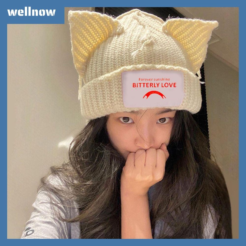 หมวกถัก WELLNOW แบบ Piglet สำหรับทุกฤดูกาล