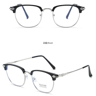 👓พา(+0~+400) สายตายาว 👓 แว่นอ่านหนังสือป้องกันแสงสีฟ้าน้ําหนักเบาเป็นพิเศษแบกแว่นตาผู้สูงอายุแว่นตาอ่านหนังสือแฟชั่นชายแล 063
