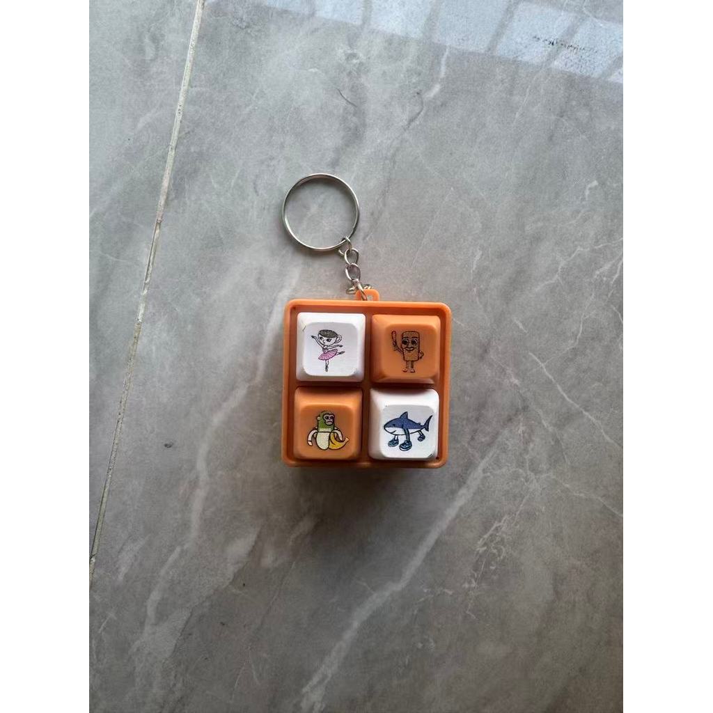 พวงกุญแจ Will Issue Dongdong Sahur ของเล่นพิมพ์กระเป๋าเป้สะพายหลังจี้สร้อยคอเครื่องประดับ