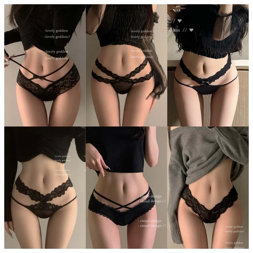 🖤girl🖤 เกงในลูกไม้ กางเกงในเอวต่ำ กางเกงใน เซ็กซี่ เปิดเป้า ขอบลูกไม้ ไร้ขอบ ผ้านิ่ม ผ้าฝ้าย ราคาโรงงาน ส่งไวจากไทย