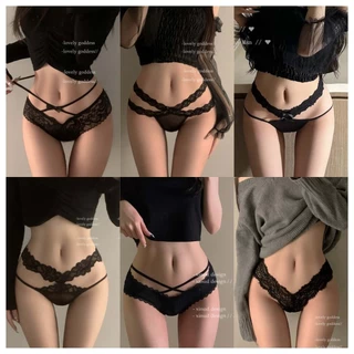 🖤girl🖤 เกงในลูกไม้ กางเกงในเอวต่ำ กางเกงใน เซ็กซี่ เปิดเป้า ขอบลูกไม้ ไร้ขอบ ผ้านิ่ม ผ้าฝ้าย ราคาโรงงาน ส่งไวจากไทย
