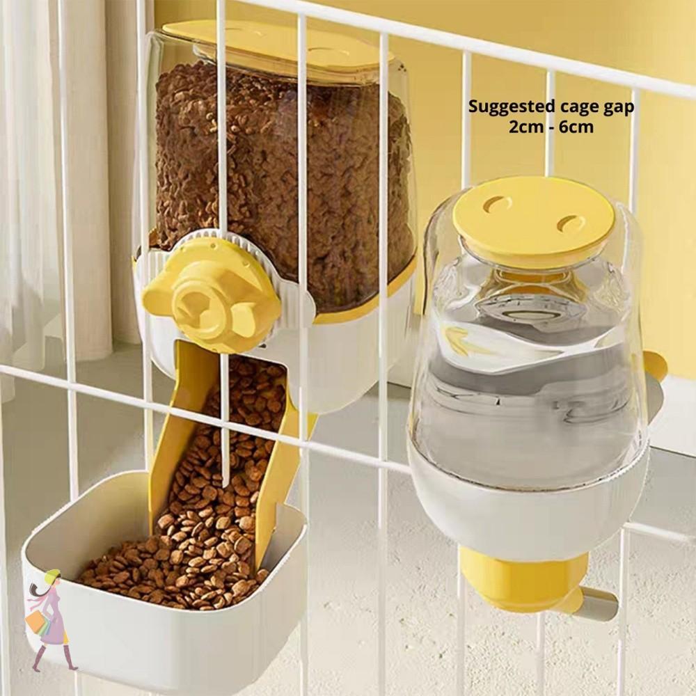 YGBG Feeder ชาม,สําหรับแมวขนาดใหญ่ความจุชามอาหารสัตว์เลี้ยง,สําหรับลูกสุนัขเครื่องเขียนสามารถแขวนอัตโนมัติ Feeder Pet Feeder
