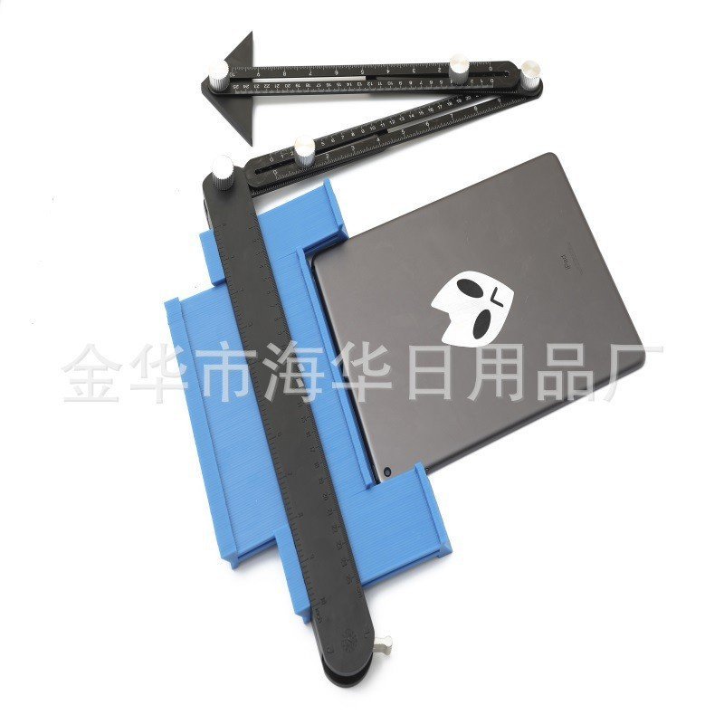 Adjustable Locator Gauge Profile gaugeContour Gauge Contour พร้อม Tri-Fold Tri-Metal Lock ไม้บรรทัด 