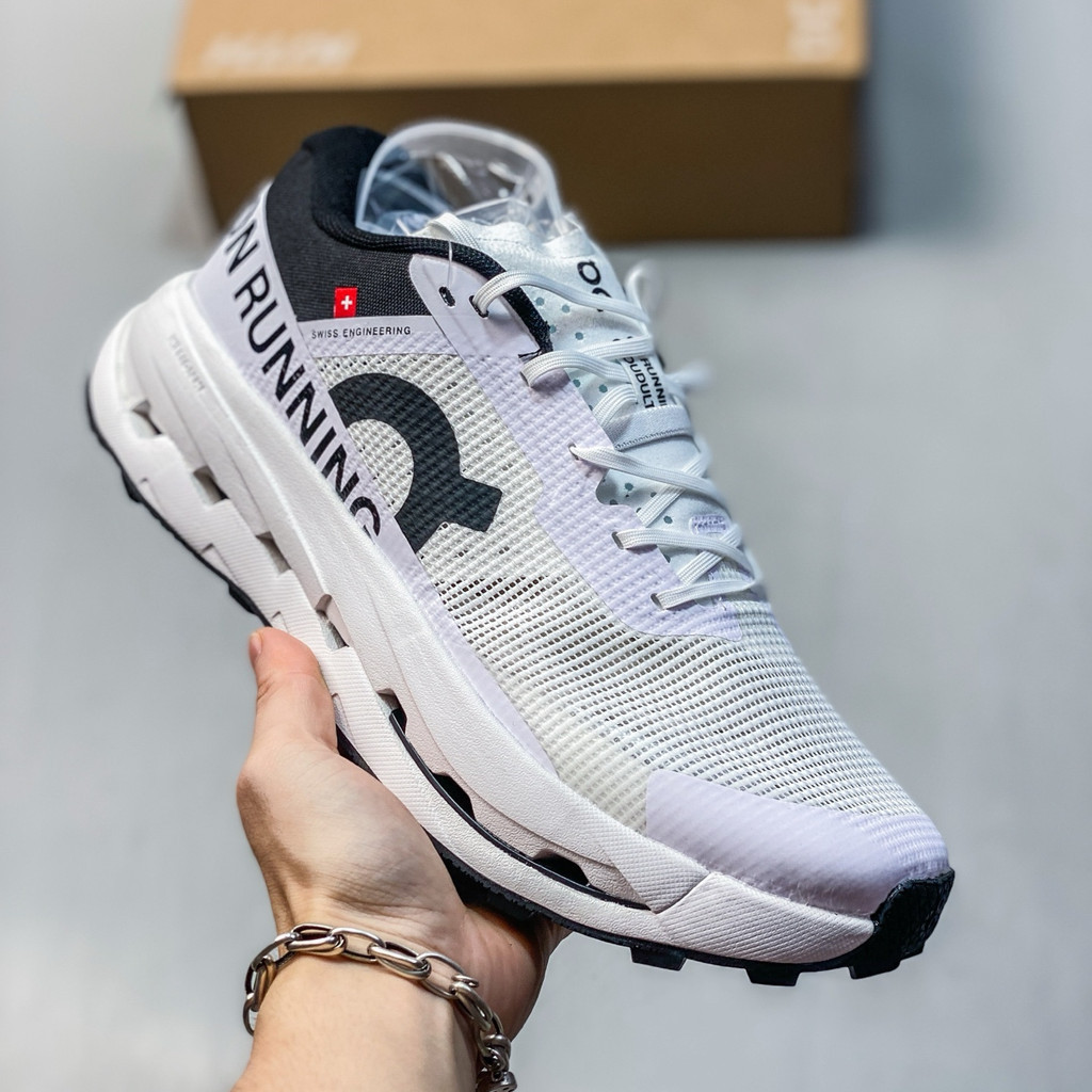 On Cloudultra 3 2025 Breathable Shock Absorption Long Distance Cross Country Running Shoes รองเท้ากี