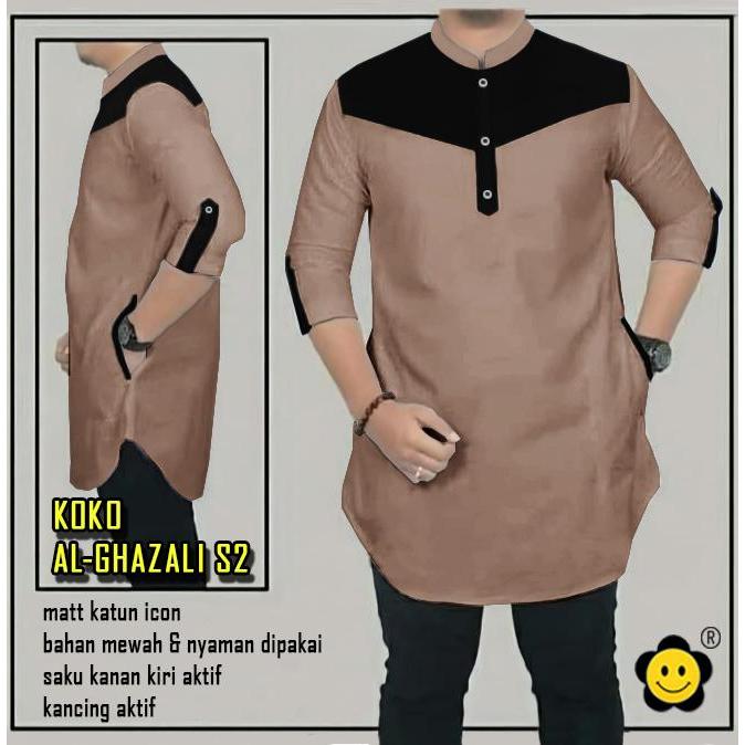 (สีพาสเทลใน JUMBO SIZE S-3XL) LS KOKO AL-GHAZALI S2 - Coksu, S