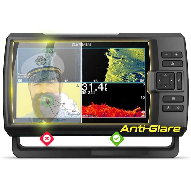 IPG Anti-Glare สําหรับ Garmin Striker Vivid 9sv Sonar Transducer Display Matte Finish ฟิล์มกันรอยหน้
