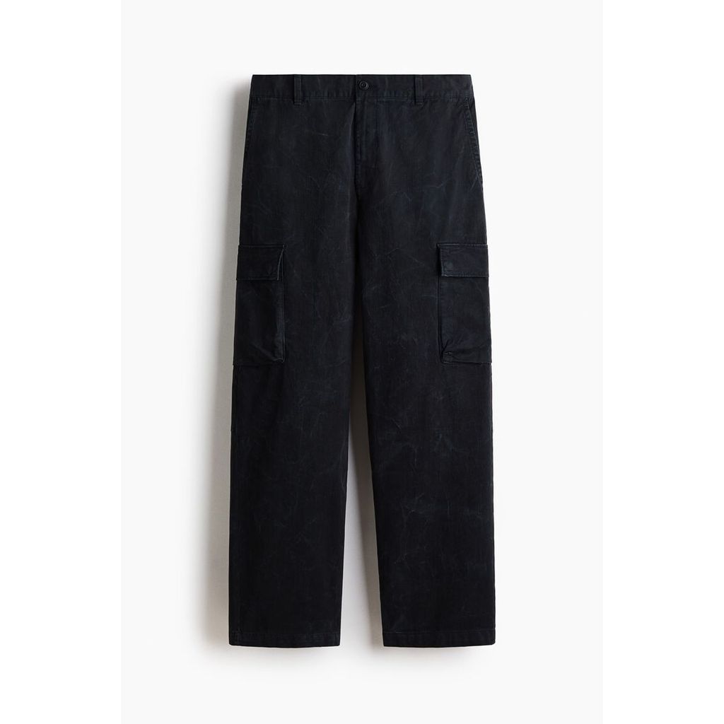 H&M(เอชแอนด์เอ็ม) กางเกงคาร์โก้ทรงสบาย Men Relaxed Fit Cargo trousers 1314121_1 - รูปที่ 3