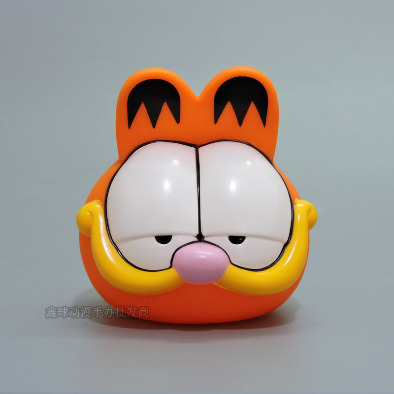 Garfield ไวนิล Piggy Bank Piggy Bank Piggy Bank รูปตุ๊กตาลูกตุ้ม Garfield ไวนิล Big Head Piggy Bank 