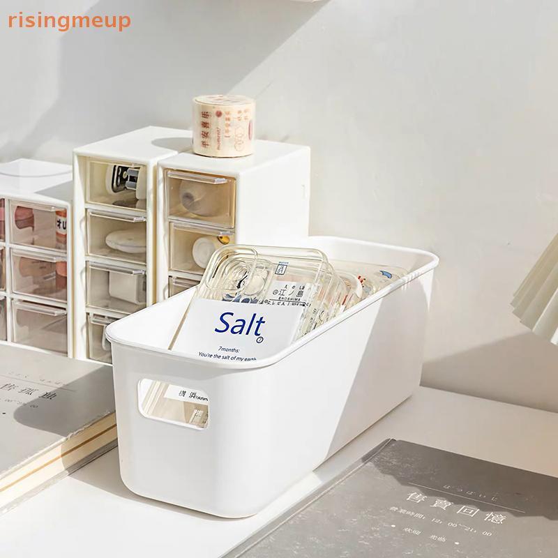 [risingmeup] Grafted Eyelash Phone Case Storage Box Multifunctional Cosmetics Organizer Big Capacity Holder Basket Desktop Shelf Stationery new