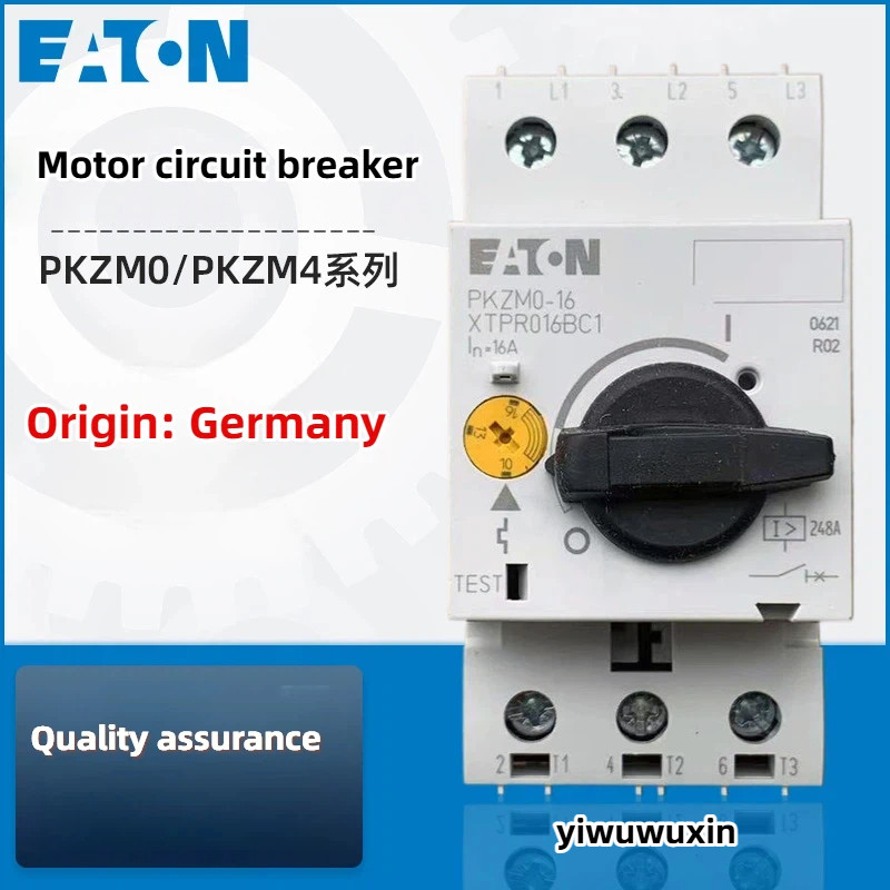 EATON มอเตอร์มอเตอร์เซอร์กิตเบรกเกอร์ PKZM0-1.6/2.5/4/6.3/10/16/20/25/32 PKZM4 PKZM0-0.25 0.63 1 1.6