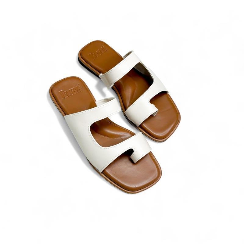 I’mm Shoes รุ่น Kimber 015 รองเท้าแตะแฟชั่นสไตล์วินเทจ ดีไซน์สวมโป้ง