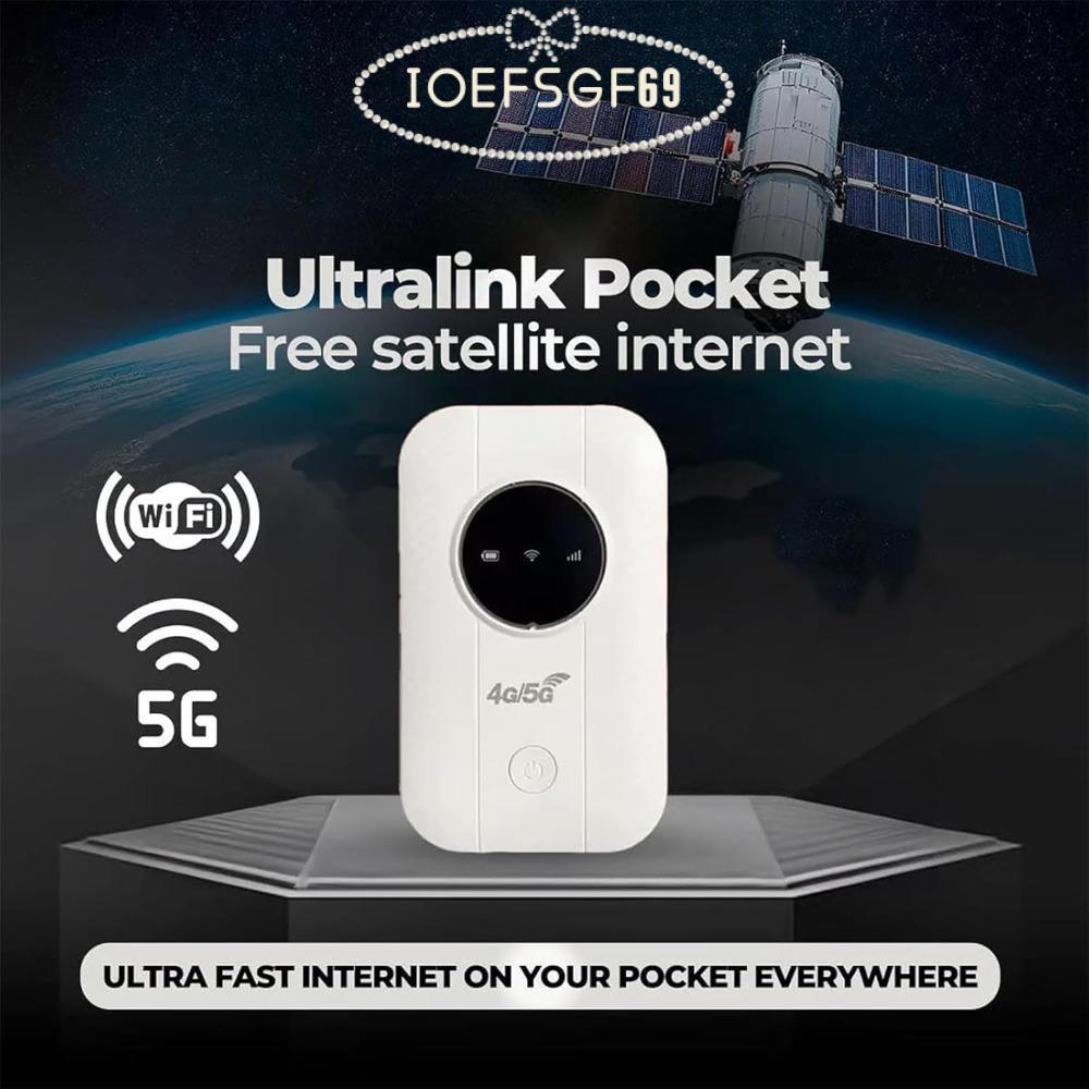 IOEFSGF69 4/5G เราเตอร์พกพา, Pocket WiFi Asian/European version Pocket Mobile Hotspot, 300Mbps USB P