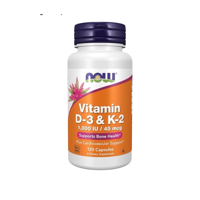 EXP 11/27 Now  Foods, Vitamin D3 and K2 capsules contain 120 vegetable capsules