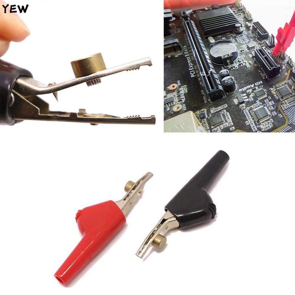 YEW ที่หนีบทดสอบสําหรับซ่อมรถยนต์คลิปปลาไฟฟ้าทนต่อการกัดกร่อนคลิปลวดจระเข้