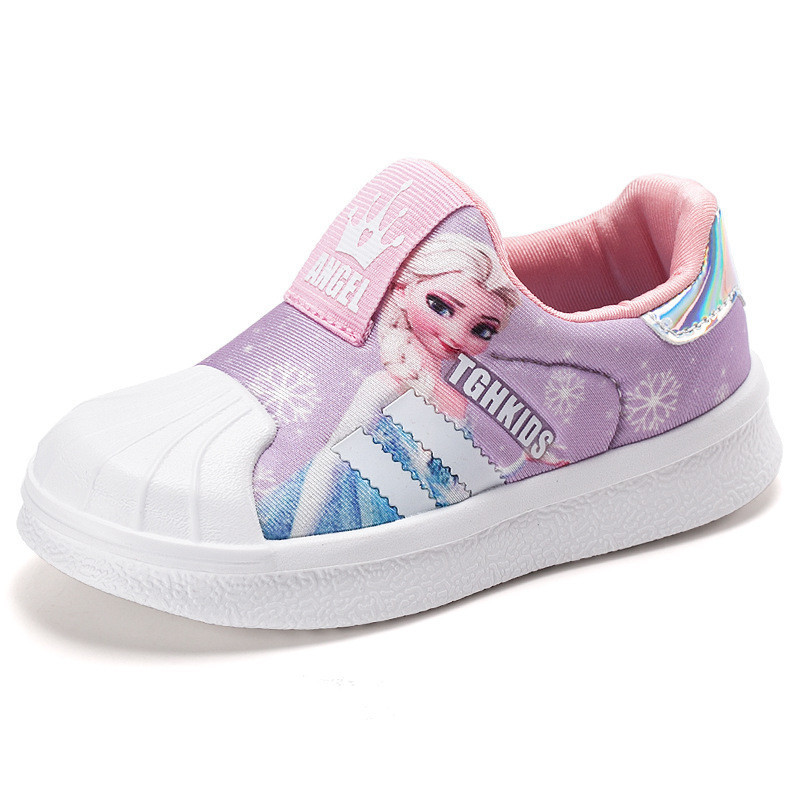 รองเท้าแตะสำหรับเด็ก พิมพ์เปลือกหอย สไตล์แคชวล หนังนุ่ม ขนาดเหมาะสำหรับฤดูใบไม้ผลิและใบไม้ร่วง - รูปที่ 4