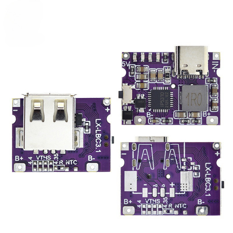 Type-C USB 5V 3.1A Boost Converter Step-Up โมดูล IP5310 Mobile Power Bank อุปกรณ์เสริมพร้อมสวิตช์ LE