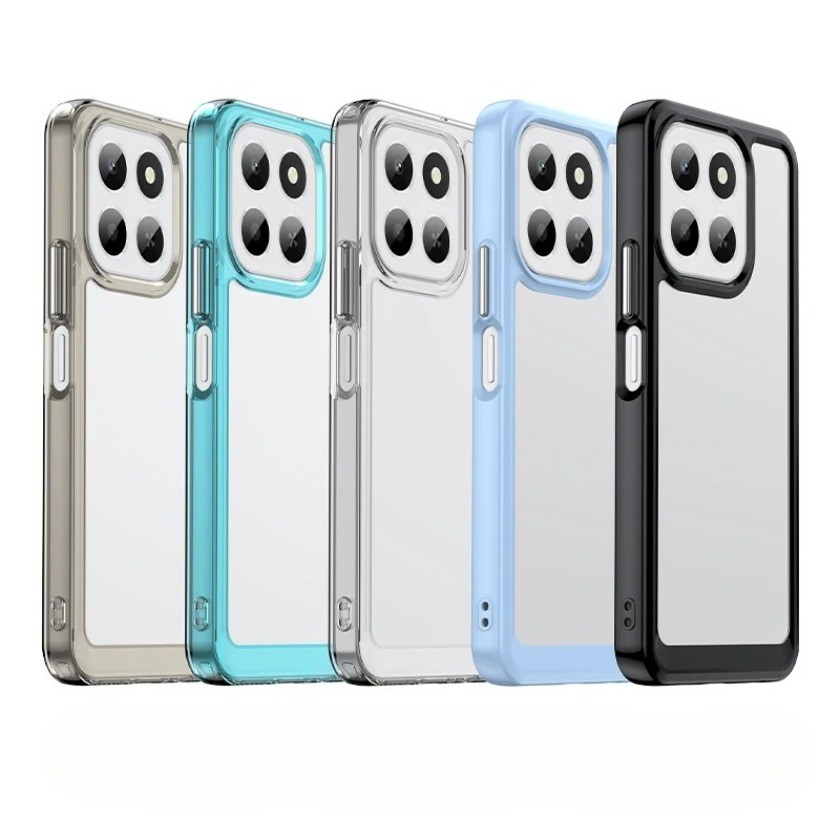 สําหรับ Honor X6C Clear Case Honor X6C ฝาครอบ Coque Funda Hard โปร่งแสงขอบนุ่มกันกระแทกกันชนโทรศัพท์