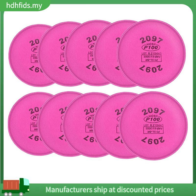 10PCS 2097 P100 Particulate Filter ใช้งานร่วมกับ 2097,ติดตั้ง P100 กรอง Retainer สําหรับ 6000 6200 7